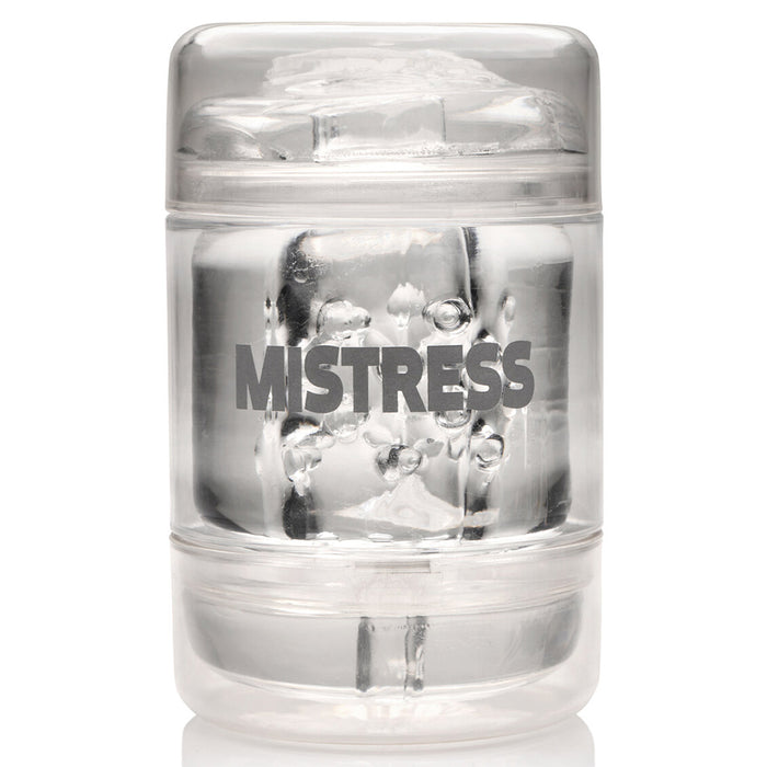 Mistress Double Shot Pussy and Ass Mini Masturbator Clear