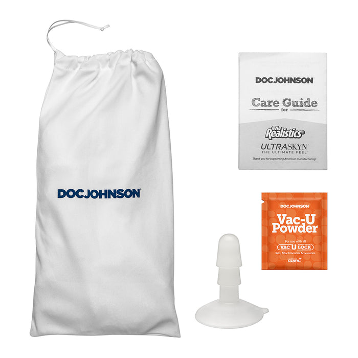 Signature Cocks Damion Dayski ULTRASKYN Cock with Removable Vac-U-Lock Suction Cup 12in Chocolate