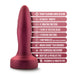 Anal Adventures Matrix Atomic Plug with Remote Martian Wine
