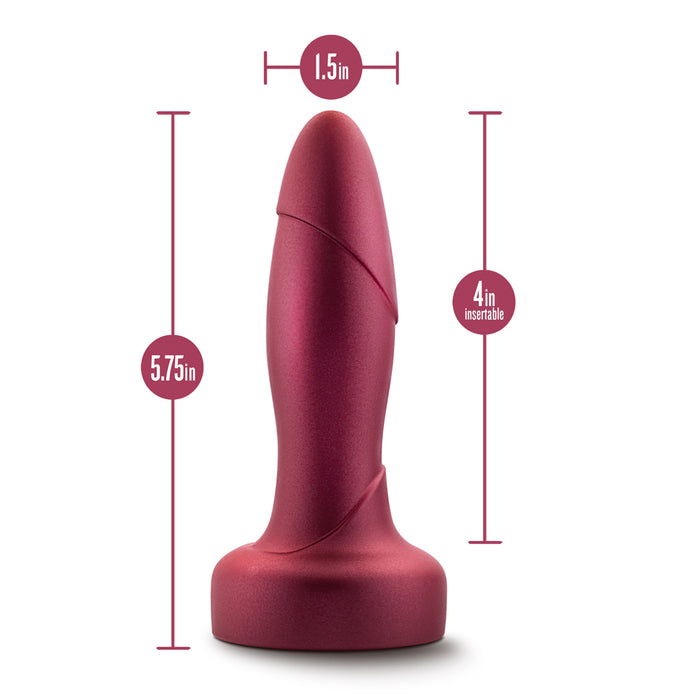 Anal Adventures Matrix Atomic Plug with Remote Martian Wine