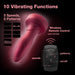 Anal Adventures Matrix Atomic Plug with Remote Martian Wine