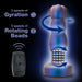 Anal Adventures Matrix Kinetik Plug with Remote Space Age Blue