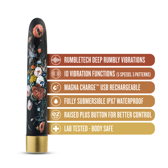 The Collection Bountiful Limited Edition Rechargeable 7 in. Vibrator  Flora