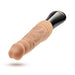 Dr. Skin Silicone Dr. Knight 10.5 in. Thrusting, Gyrating & Vibrating Dildo with Handle Beige