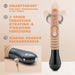 Dr. Skin Silicone Dr. Knight 10.5 in. Thrusting, Gyrating & Vibrating Dildo with Handle Beige