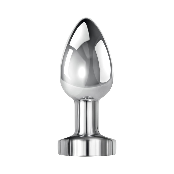 Gender X Rockin' Metal Plug XL Rechargeable Vibrating Anal Plug Aluminum Silver