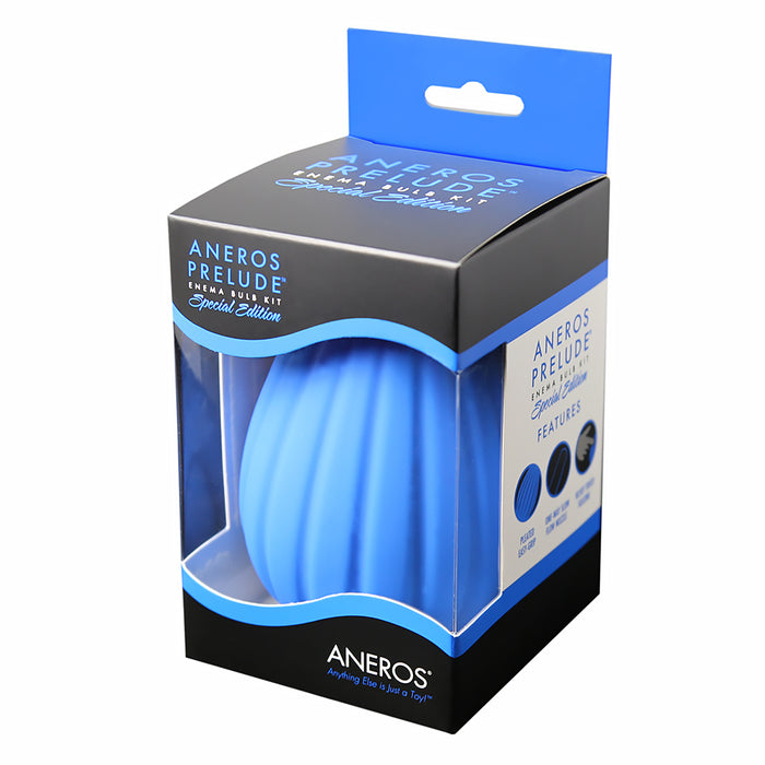 Aneros Prelude Enema Bulb Kit Special Edition Blue