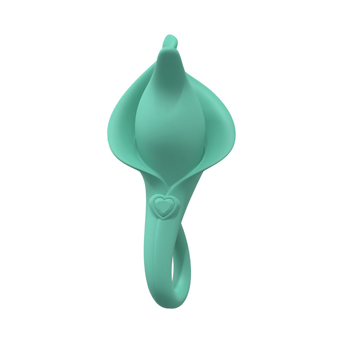 LoveLine Lily 10 Speed Clitoral Vibe Sealed Silicone Rechargeable Submersible Green