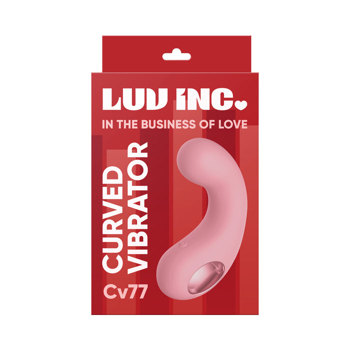 Luv Inc Cv77: Curved Vibrator Light Pink