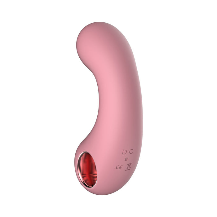 Luv Inc Cv77: Curved Vibrator Light Pink