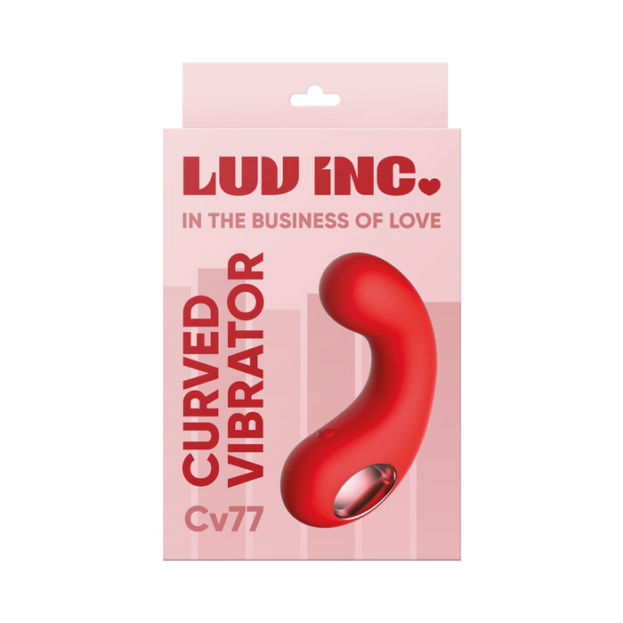 Luv Inc Cv77: Curved Vibrator Red