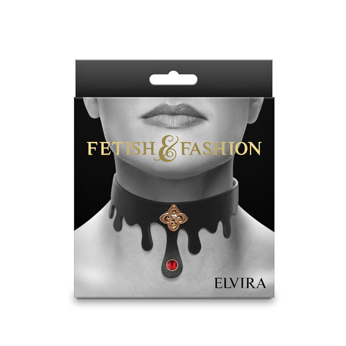 Fetish & Fashion Elvira Collar Black