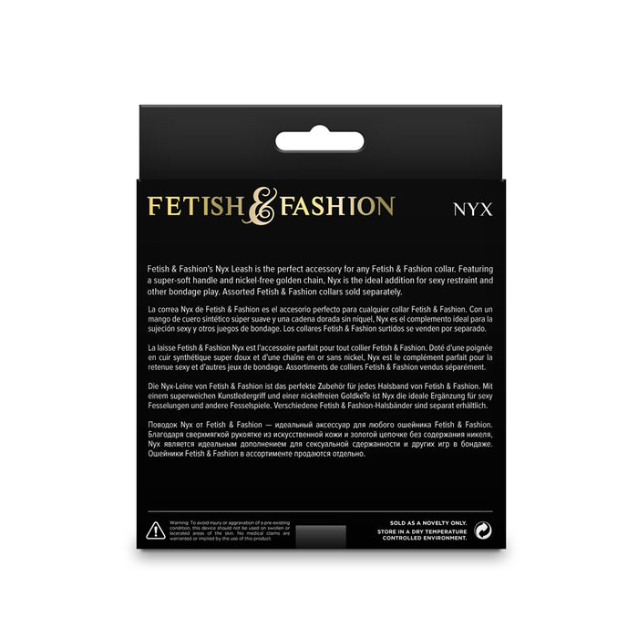 Fetish & Fashion Nyx Leash Black
