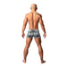 Male Power Dirty Denim Pouch Short Denim Print XL