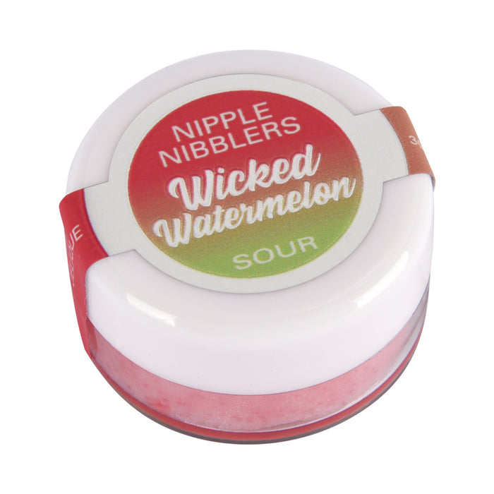 Jelique Nipple Nibbler Sour Pleasure Balm 3g Wicked Watermelon Bulk Bag 36pc