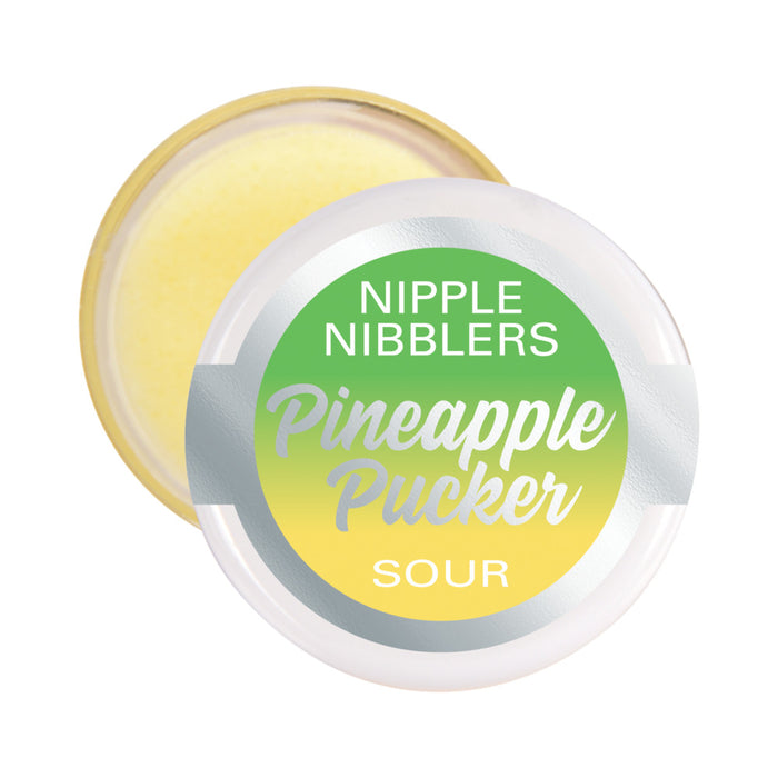 Jelique Nipple Nibbler Sour Pleasure Balm 3g Pineapple Pucker Bulk Bag 36pc