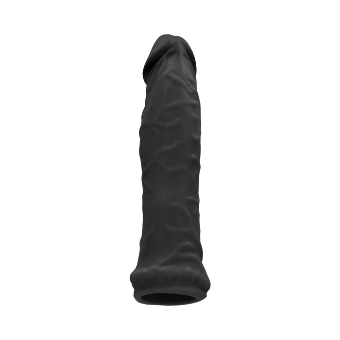 RealRock Skin 6 in. Penis Extender Sleeve Black