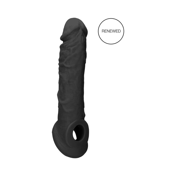 RealRock Skin 8 in. Penis Extender Sling Black