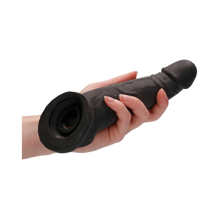 RealRock Skin 8 in. Penis Extender Sling Black