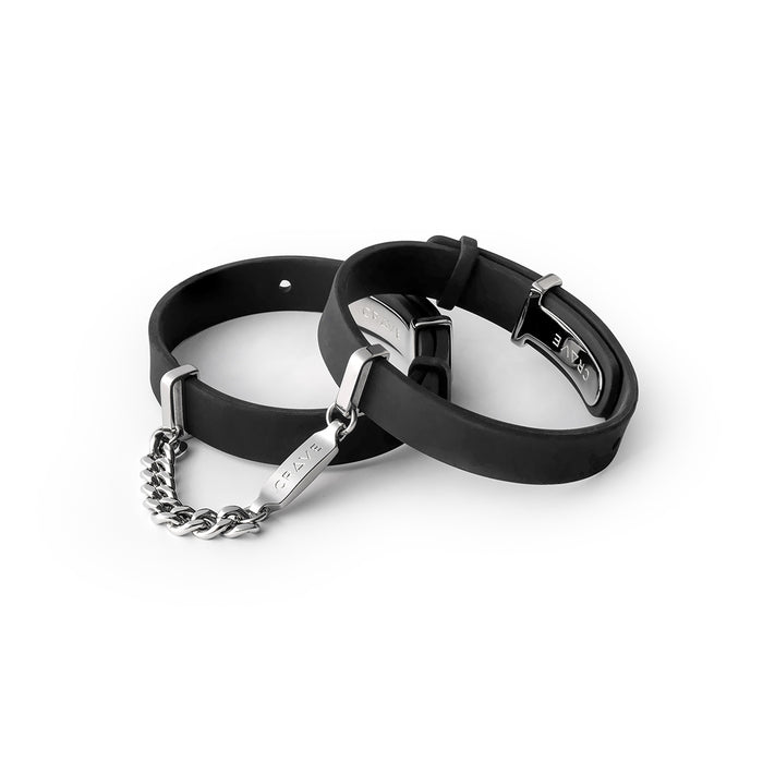 Crave ID Cuffs Black/Silver