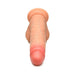 Jock Real Skin Silicone Dildo with Balls 8 in. Light