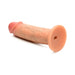 Jock Real Skin Vibrating Silicone Dildo 8 in. Light