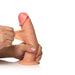 Jock Real Skin Vibrating Silicone Dildo 8 in. Light