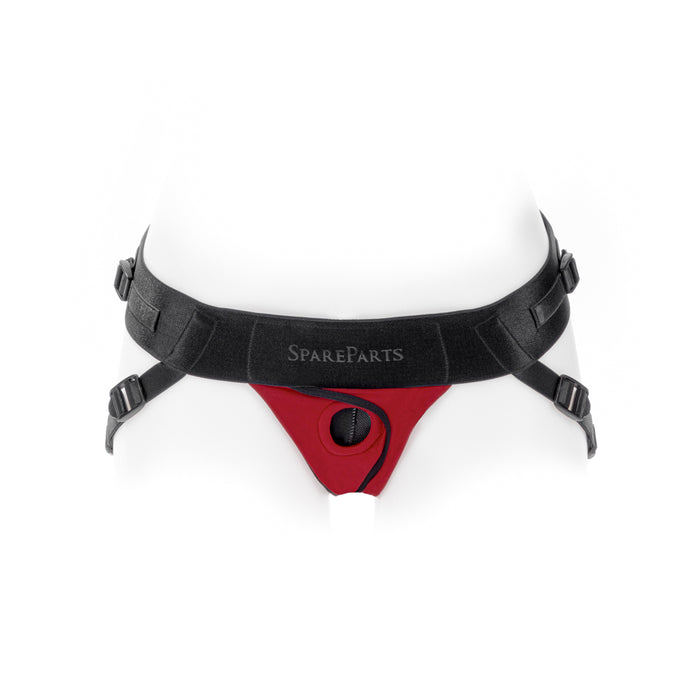 SpareParts Joque Cover Underwear Harness Red (Double Strap) Size A Nylon