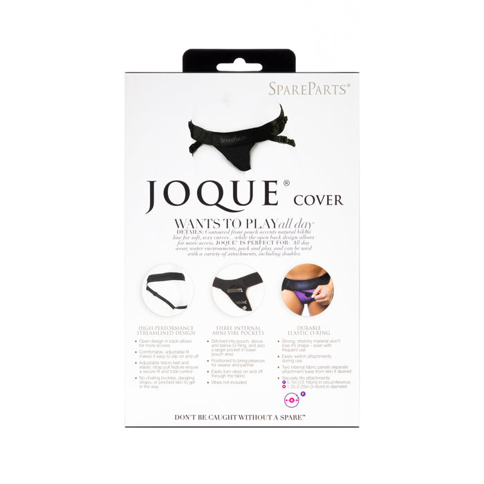 SpareParts Joque Cover Underwear Harness Purple (Double Strap) Size B Nylon
