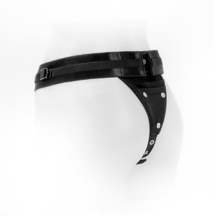 SpareParts Theo Cover Underwear Harness Black (Single Strap) Size B Nylon