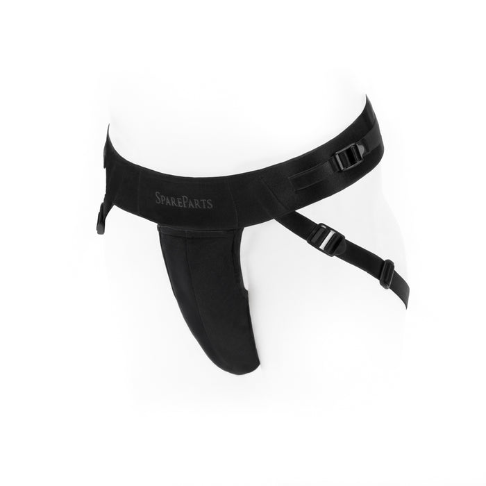SpareParts Deuce Cover Underwear Harness Black (Double Strap) Size B Nylon