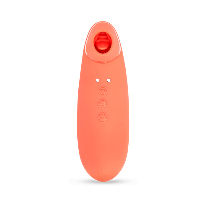 Nu Sensuelle Trinitii 3-in-1 Suction Tongue Vibe Coral