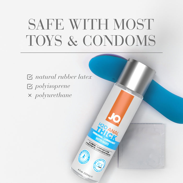 JO H2O Anal Thick Water-Based Lubricant 2 oz.