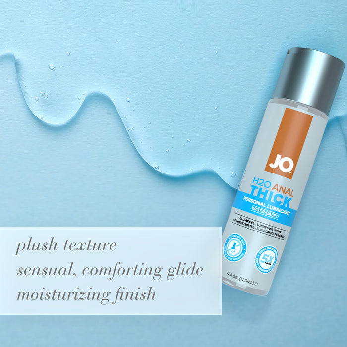 JO H2O Anal Thick Water-Based Lubricant 4 oz.