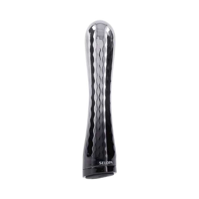 Selopa Silverado Rechargeable Vibrator ABS Plastic & Silicone Silver/Black