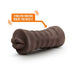 EnLust Krystal Vibrating Stroker Brown