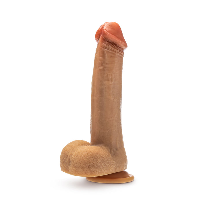 Dr. Skin Silicone Dr. Phillips 8.5 in. Thrusting, Gyrating & Vibrating Dildo with Remote Control Tan