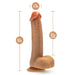 Dr. Skin Silicone Dr. Phillips 8.5 in. Thrusting, Gyrating & Vibrating Dildo with Remote Control Tan