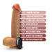 Dr. Skin Silicone Dr. Phillips 8.5 in. Thrusting, Gyrating & Vibrating Dildo with Remote Control Tan