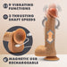 Dr. Skin Silicone Dr. Phillips 8.5 in. Thrusting, Gyrating & Vibrating Dildo with Remote Control Tan