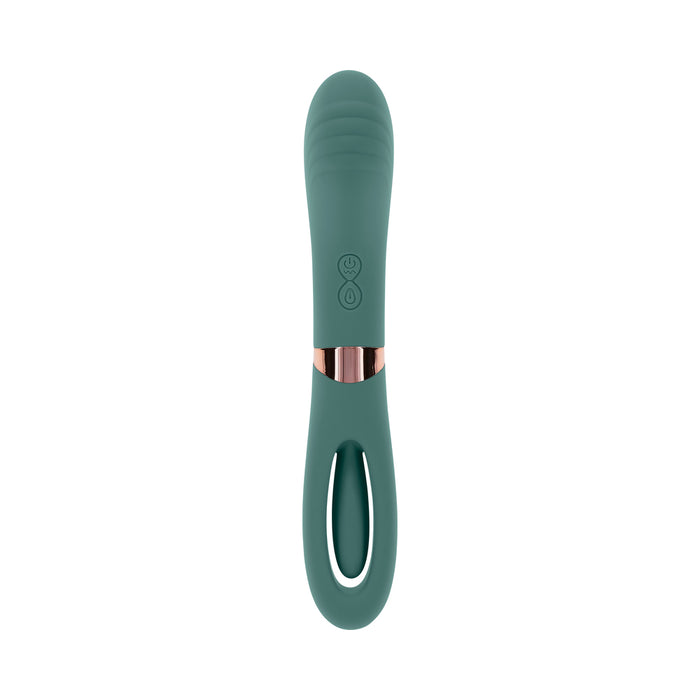 Evolved Chick Flick Rechargeable Vibrator with Flicker Silicone Mint