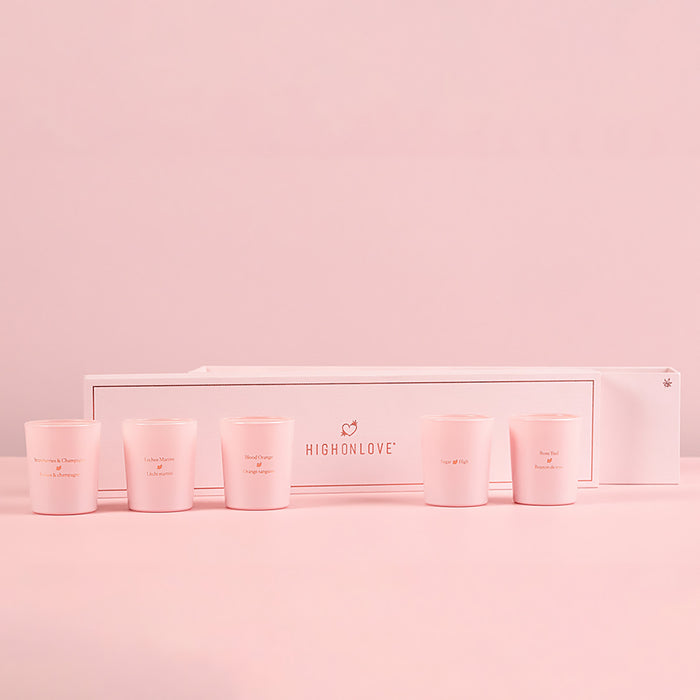 HighOnLove Mini Sensual Massage Candles Collection