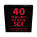 40 Reasons to Have Sex Cards