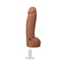The Realistic Cock Hung 12 in. ULTRASKYN Vac-U-Lock Dildo Caramel