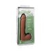 The Realistic Cock 9 in. ULTRASKYN Vac-U-Lock Dildo with Balls Caramel