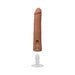 The Realistic Cock 9 in. ULTRASKYN Vac-U-Lock Dildo Caramel