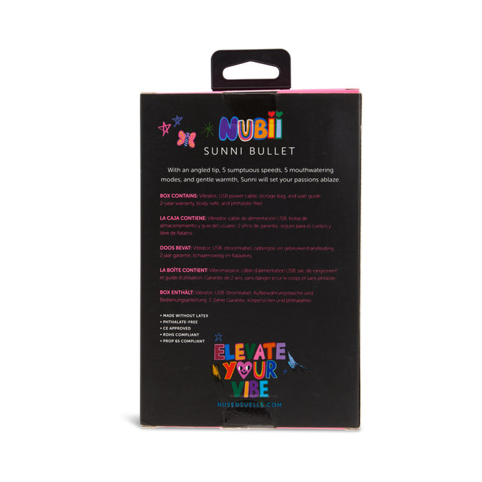 Nu Sensuelle Sunni Nubii Warming Bullet Pink