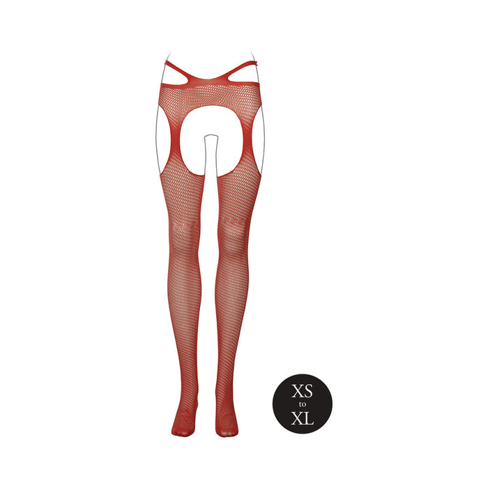 Le Desir Suspender Pantyhose with Strappy Waist Sunset Glow O/S