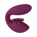Twitch 3 Silicone Rechargeable Vibrator & Suction Burgundy