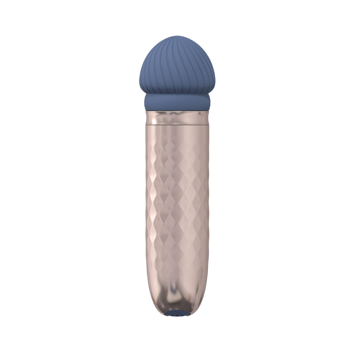 LoveLine The Thrill Wand Silicone Rechargeable Splashproof Blue